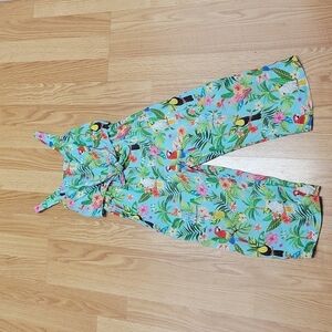 Emma Jayne x H&M Jumpsuit tropical Rainforest Girls Size 4-5